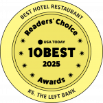 USAT25_10Best_LicensedBadge_TheLeftBank